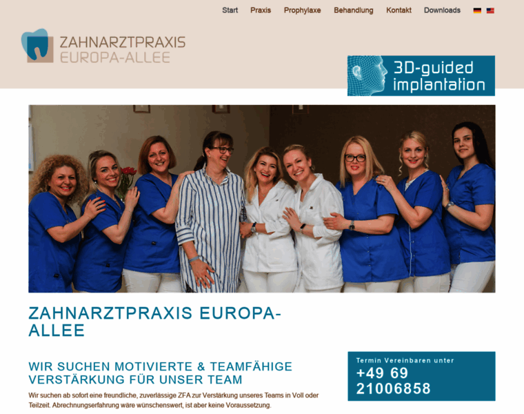 Zahnarztpraxis-europaallee.de thumbnail