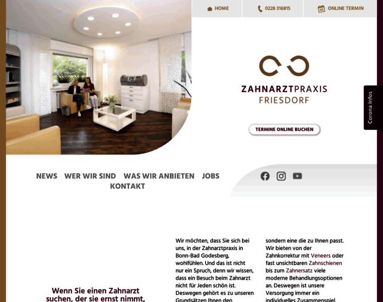 Zahnarztpraxis-friesdorf.de thumbnail