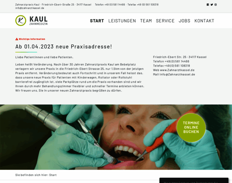 Zahnarztpraxis-kaul.de thumbnail