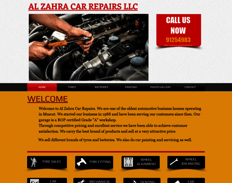 Zahracar-repairs.com thumbnail