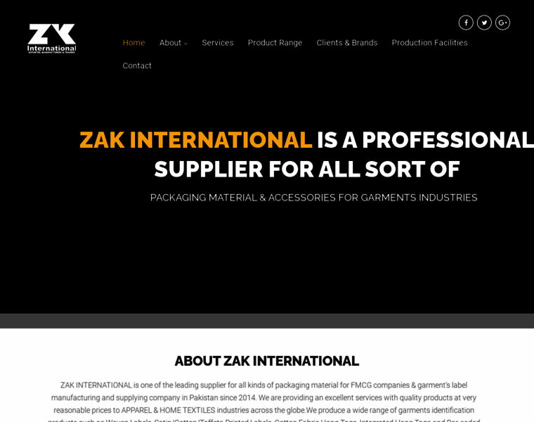 Zakinternational.com.pk thumbnail