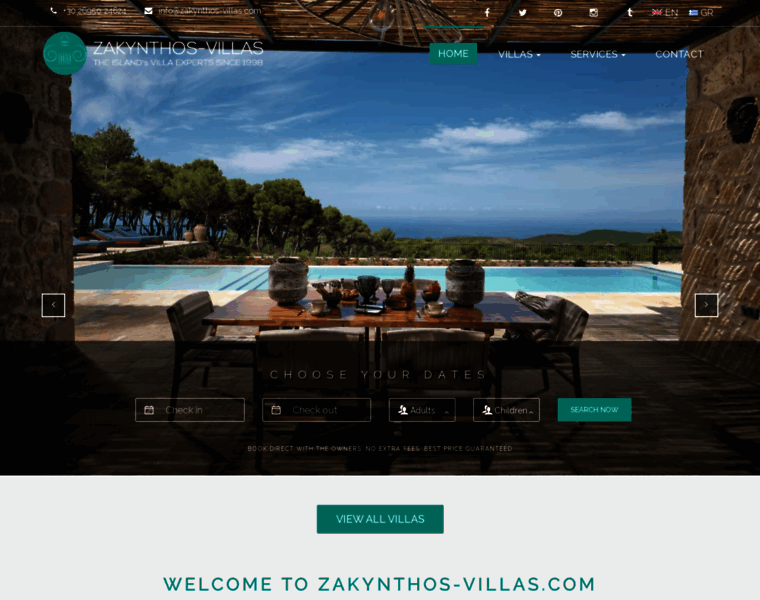 Zakynthos-villas.com thumbnail