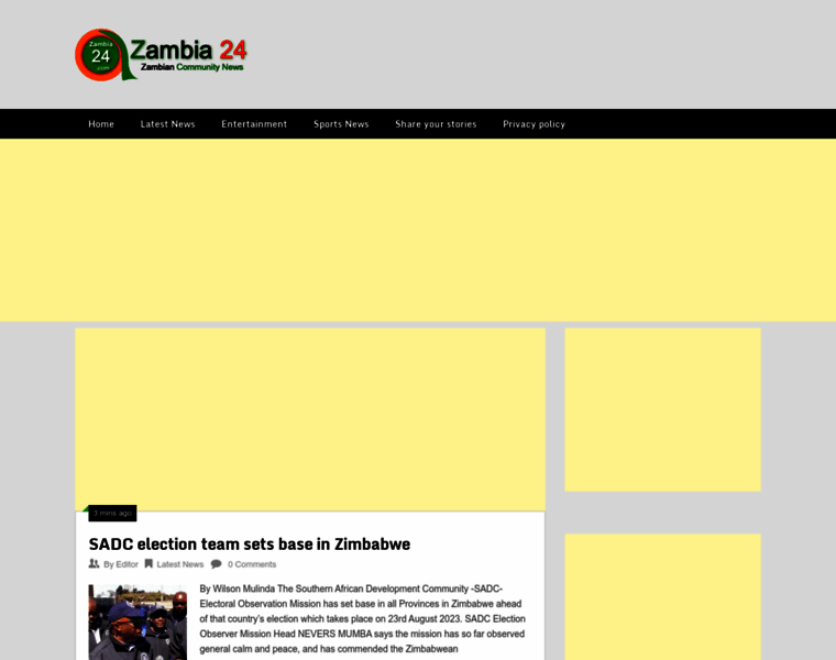Zambia24.com thumbnail