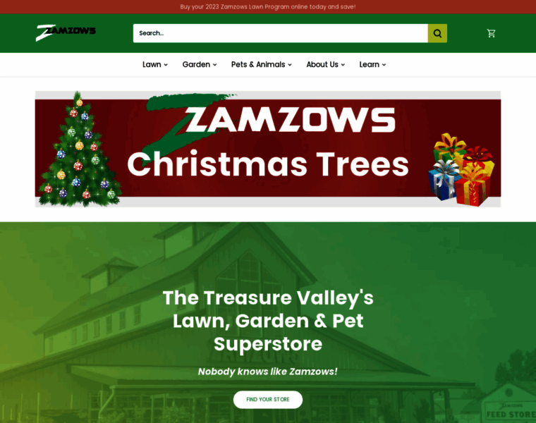 Zamzows.store thumbnail