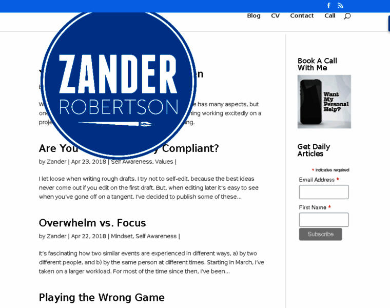 Zanderrobertson.com thumbnail