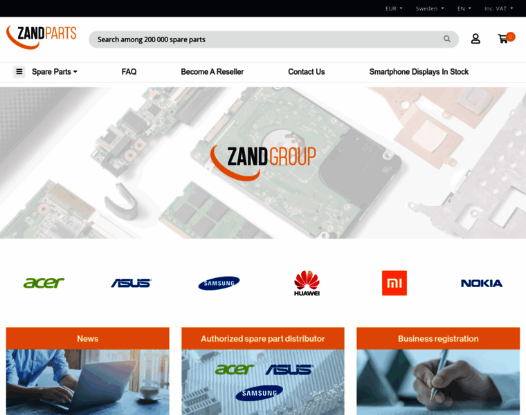 Zandparts.com thumbnail Zandparts.com thumbnail