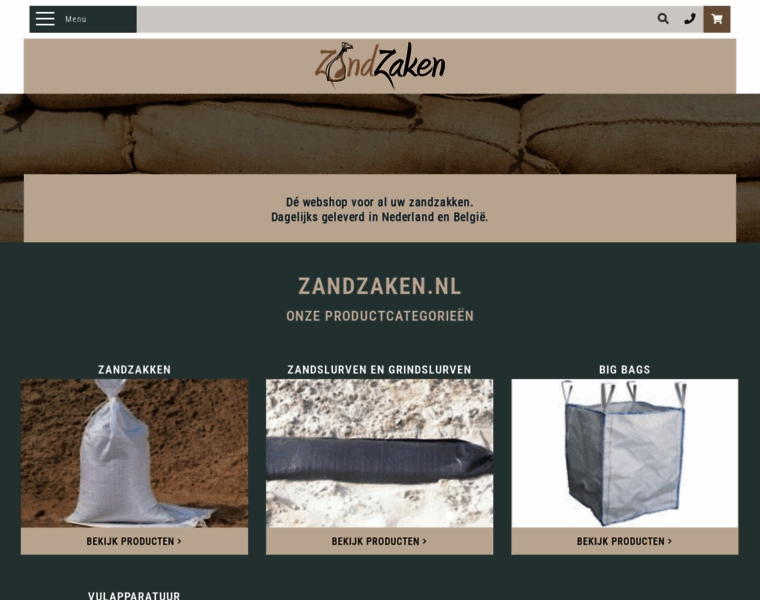 Zandzaken.nl thumbnail