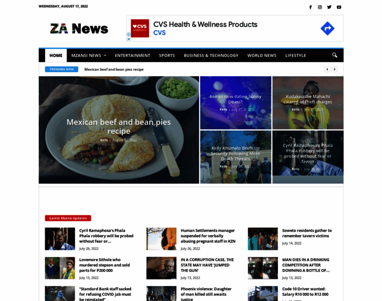 Zanewsonline.co.za thumbnail
