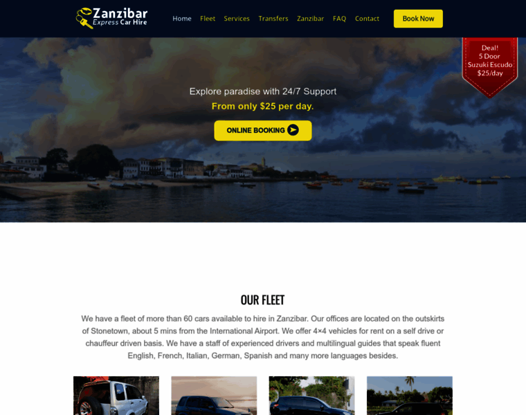 Zanzibarexpresscarhire.com thumbnail