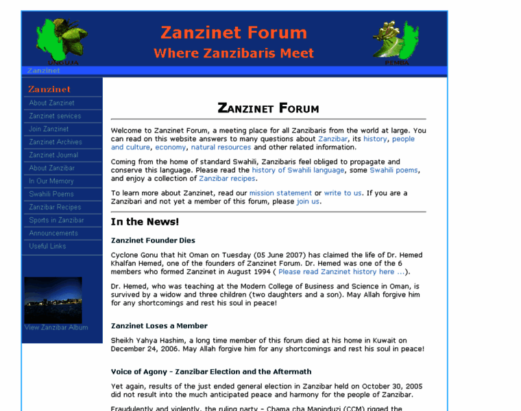 Zanzinet.org thumbnail