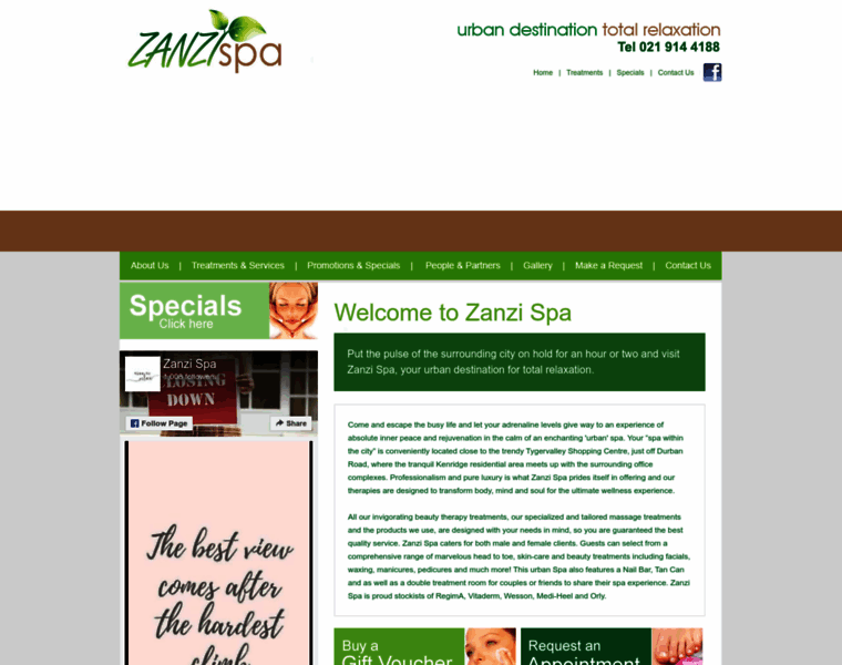 Zanzispa.co.za thumbnail