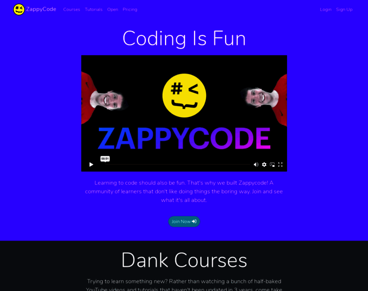 Zappycode.com thumbnail
