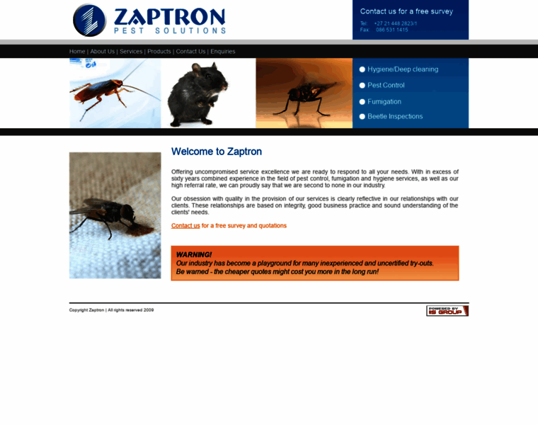 Zaptron.co.za thumbnail