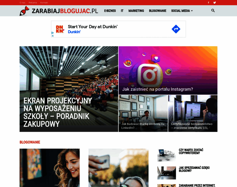 Zarabiajblogujac.pl thumbnail