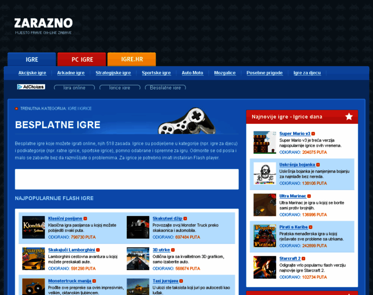 Zarazno.com thumbnail