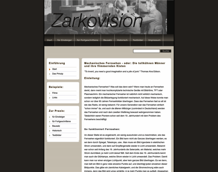 Zarkovision.de thumbnail
