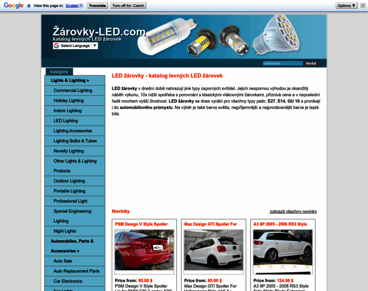 Zarovky-led.com thumbnail
