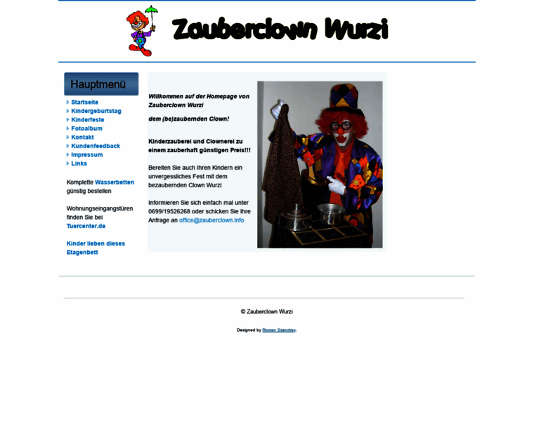 Zauberclown.info thumbnail