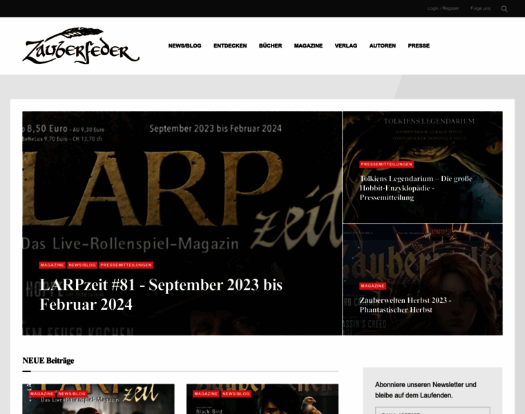 Zauberfeder-verlag.de thumbnail