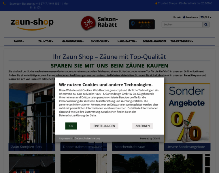 Zaun-shop.de thumbnail
