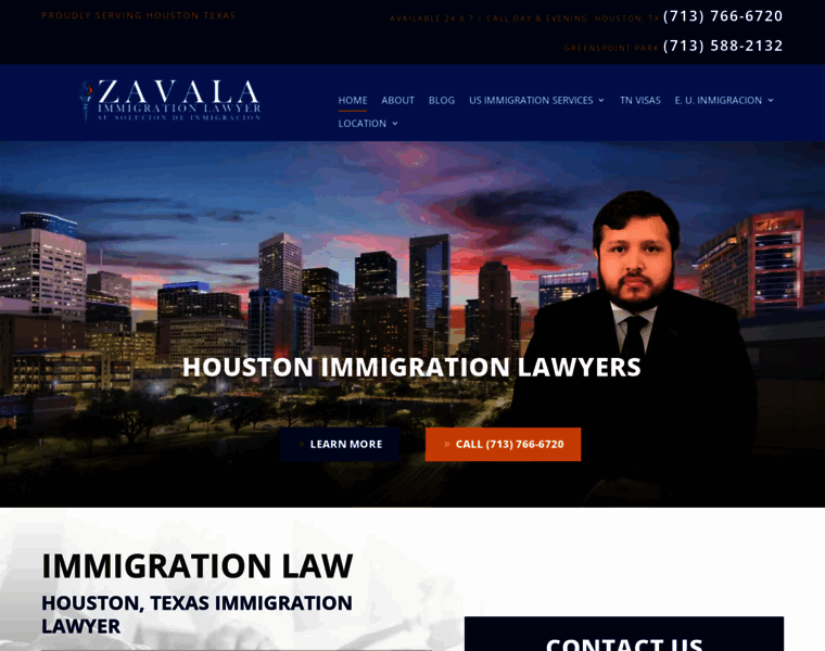 Zavalaimmigration.lawyer thumbnail