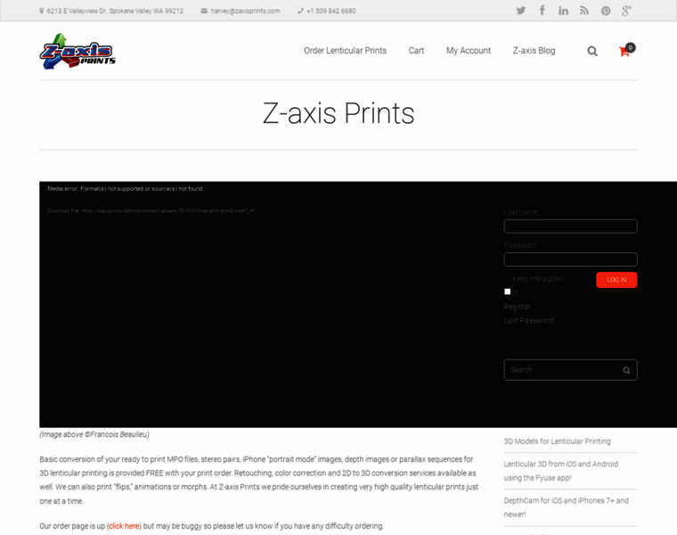 Zaxisprints.com thumbnail