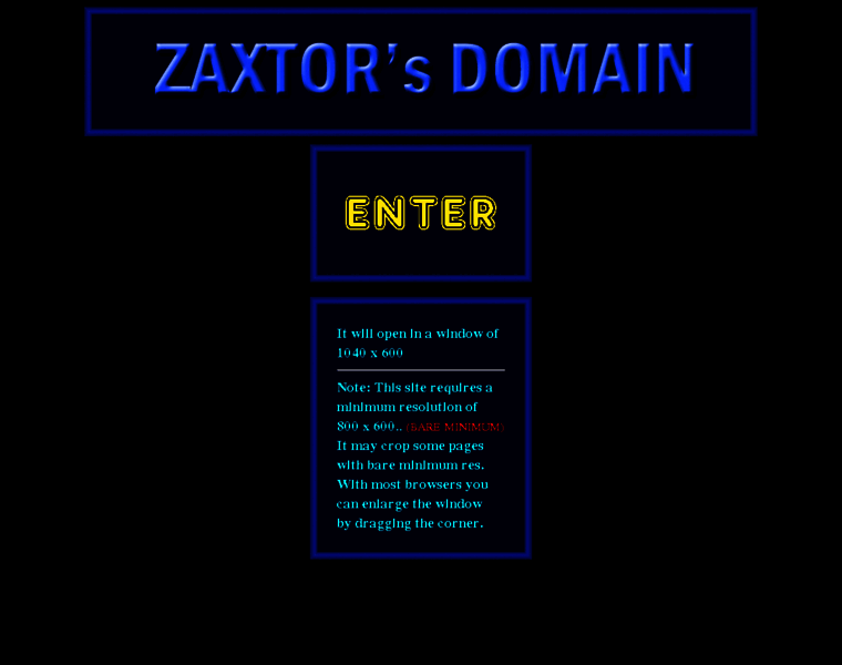 Zaxtor.net thumbnail