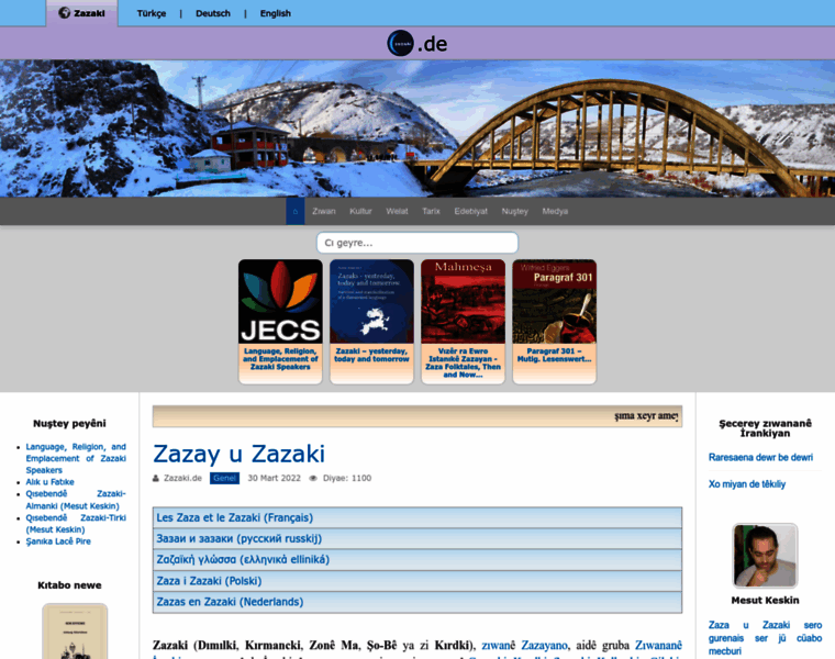 Zazaki.de thumbnail