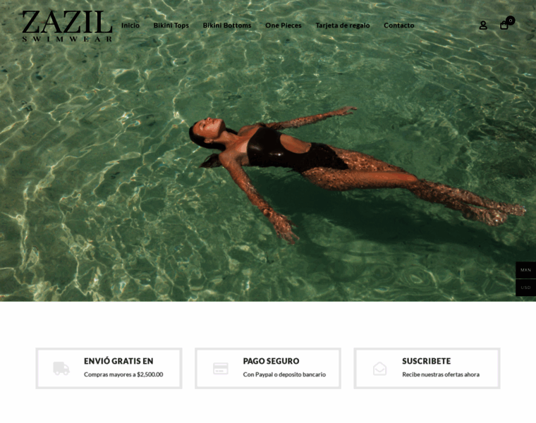 Zazilswimwear.com thumbnail