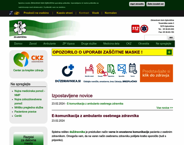 Zd-ajdovscina.si thumbnail