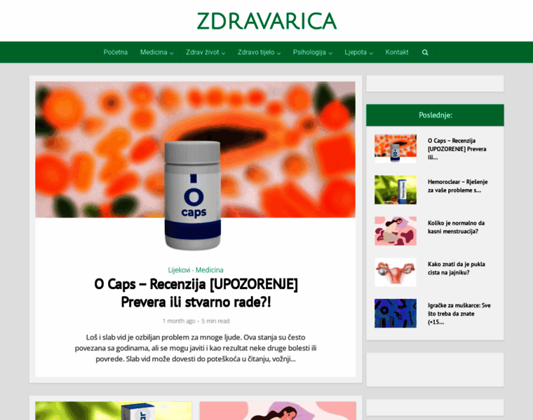 Zdravarica.com thumbnail