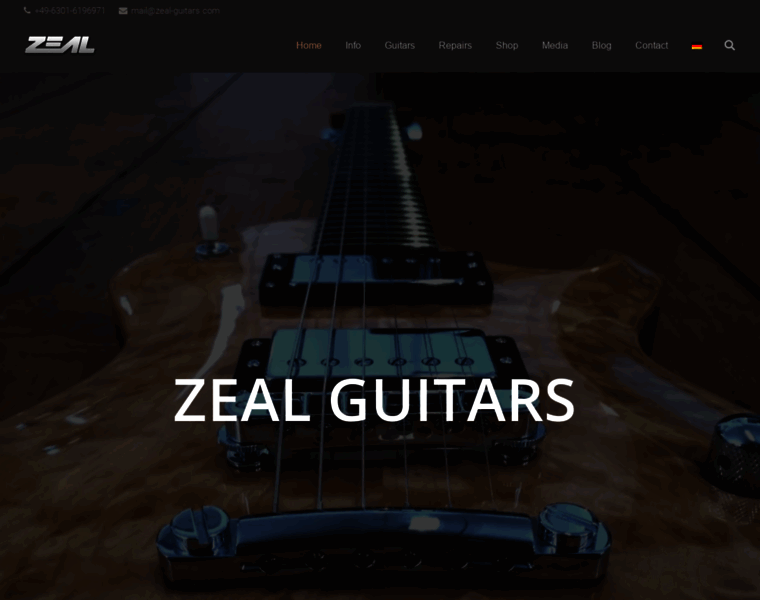 Zeal-guitars.com thumbnail