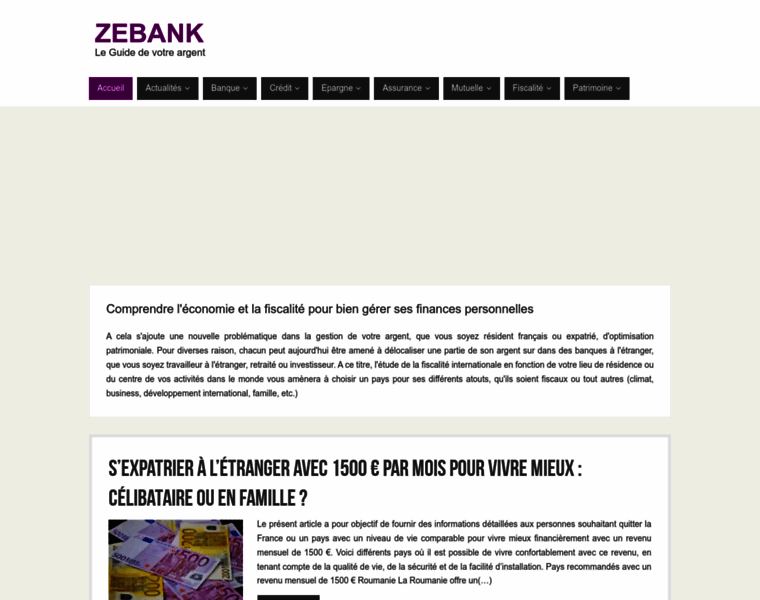 Zebank.fr thumbnail