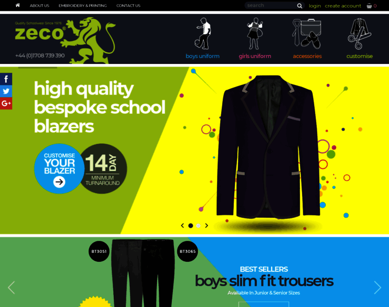 Zecoschoolwear.com thumbnail