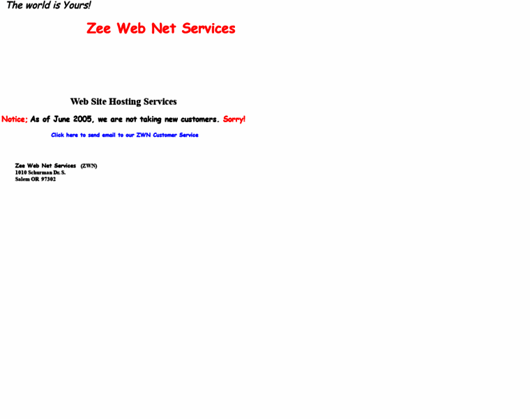 Zeewebnet.com thumbnail