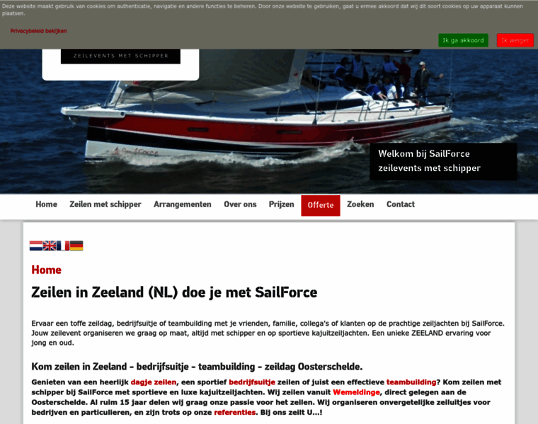 Zeilenzeeland.nl thumbnail