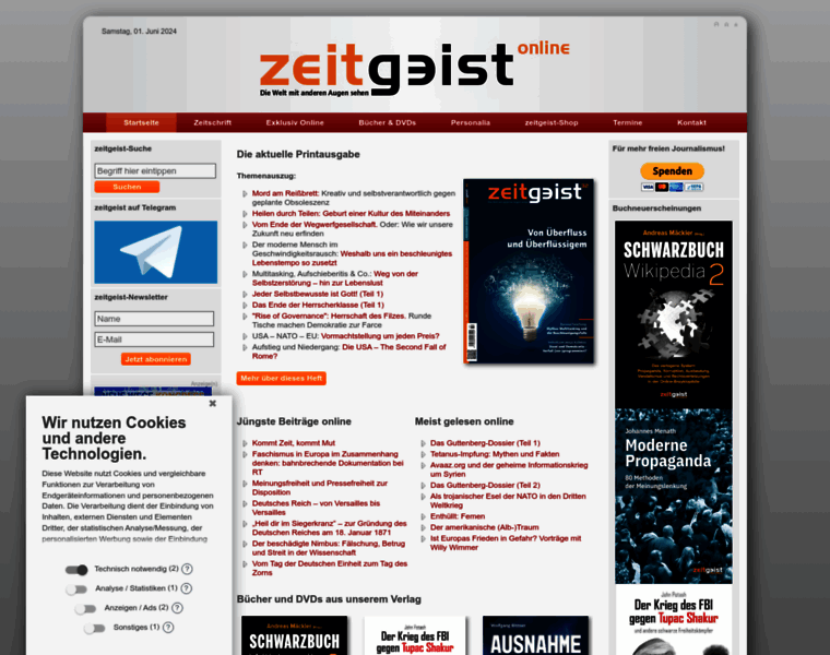 Zeitgeist-online.de thumbnail