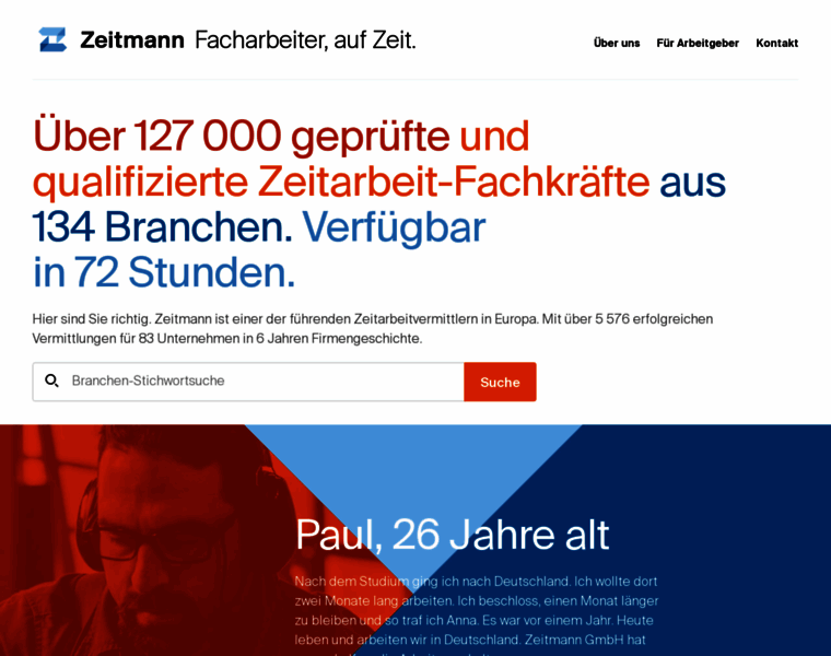 Zeitmann-personal.de thumbnail