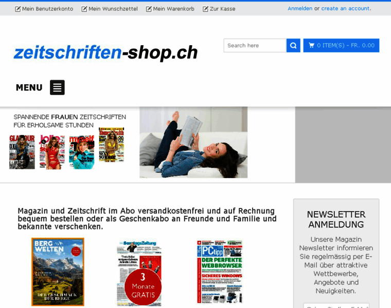 Zeitschriften-shop.ch thumbnail