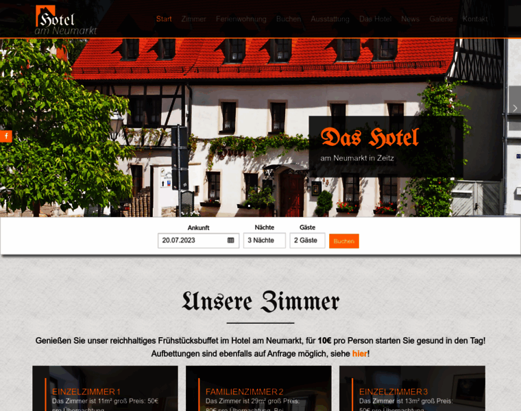 Zeitz-hotel.de thumbnail