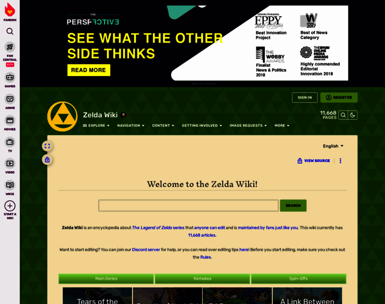 Zeldawiki.org thumbnail