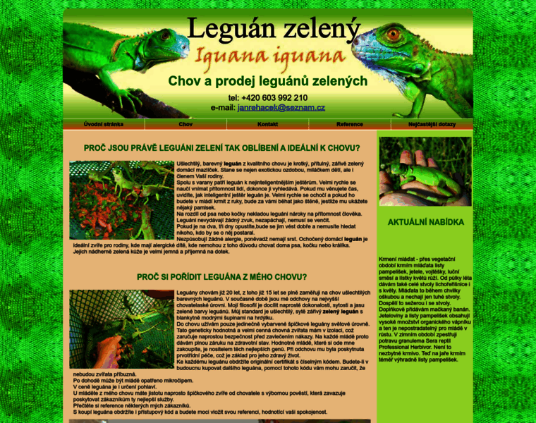 Zelenyleguan.cz thumbnail