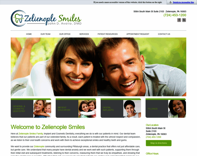 Zelienoplesmiles.com thumbnail