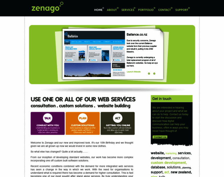 Zenago.co.nz thumbnail