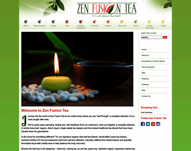 Zenfusiontea.com thumbnail