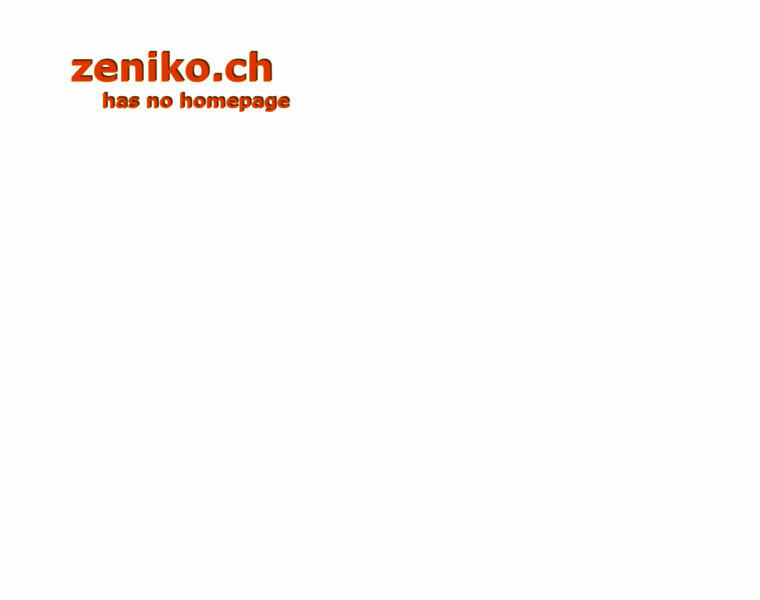 Zeniko.ch thumbnail