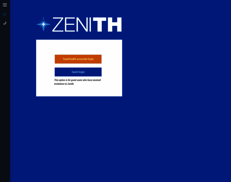 Zenith.teamhealth.com thumbnail