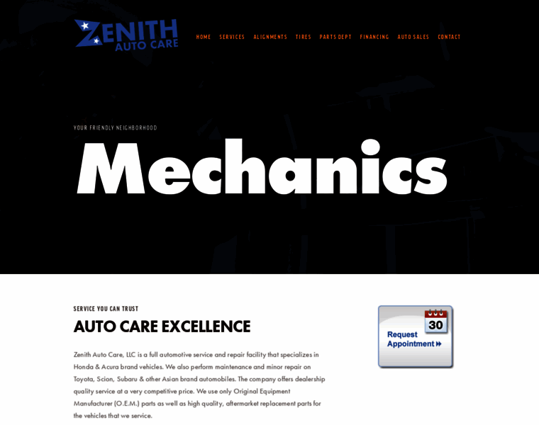Zenithautocare.net thumbnail