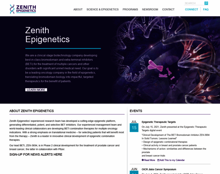 Zenithepigenetics.com thumbnail
