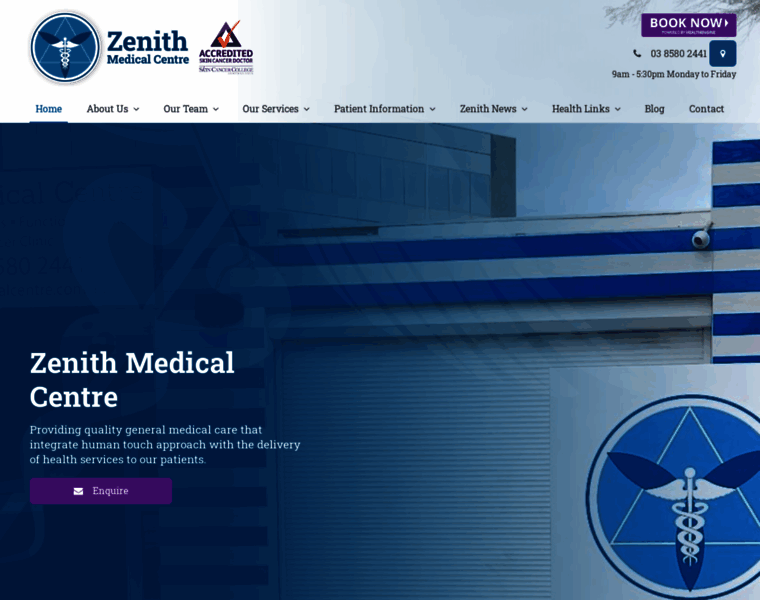 Zenithmedicalcentre.com.au thumbnail
